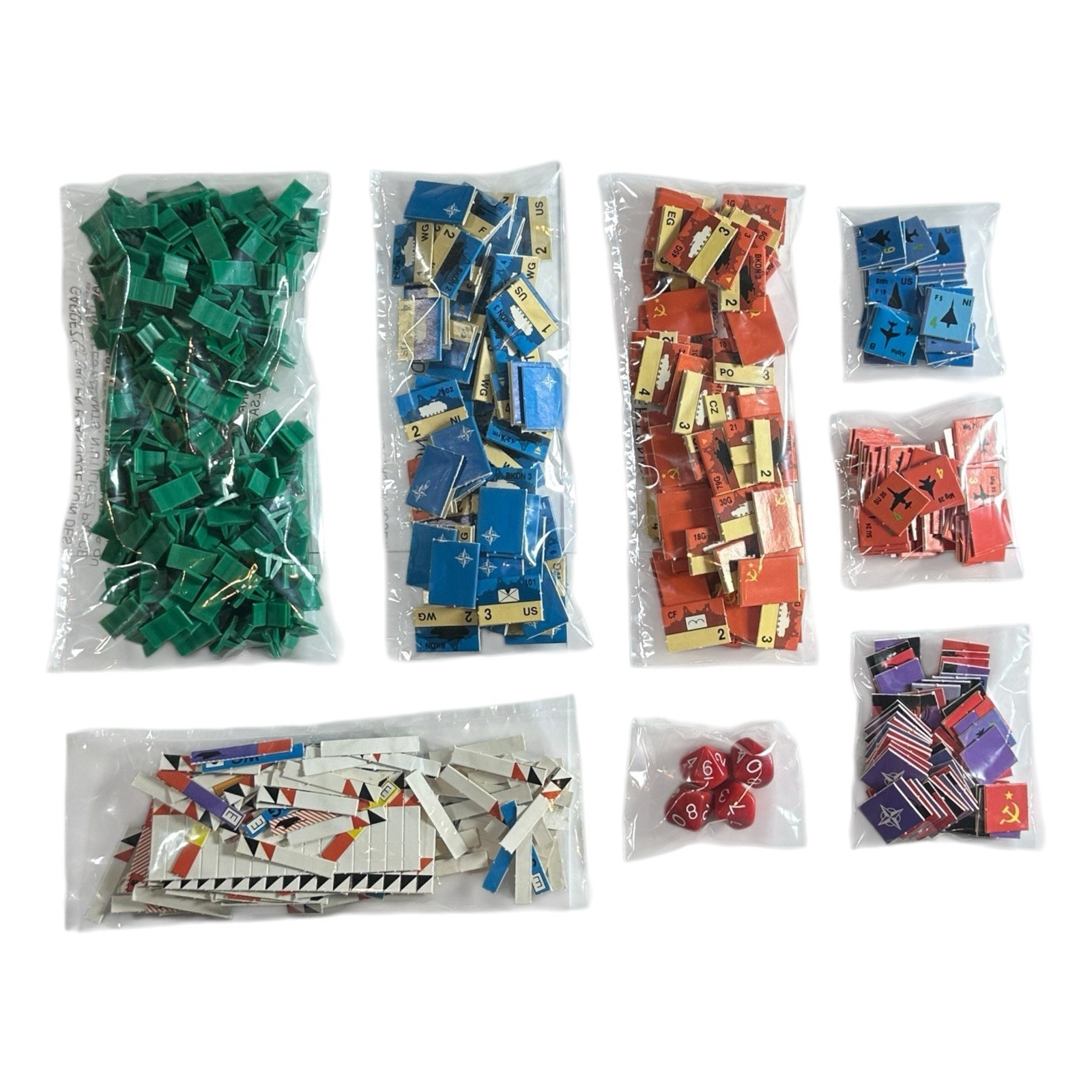 Red Storm Rising Board Game TSR 1989 Complete Counted Counters & Stands