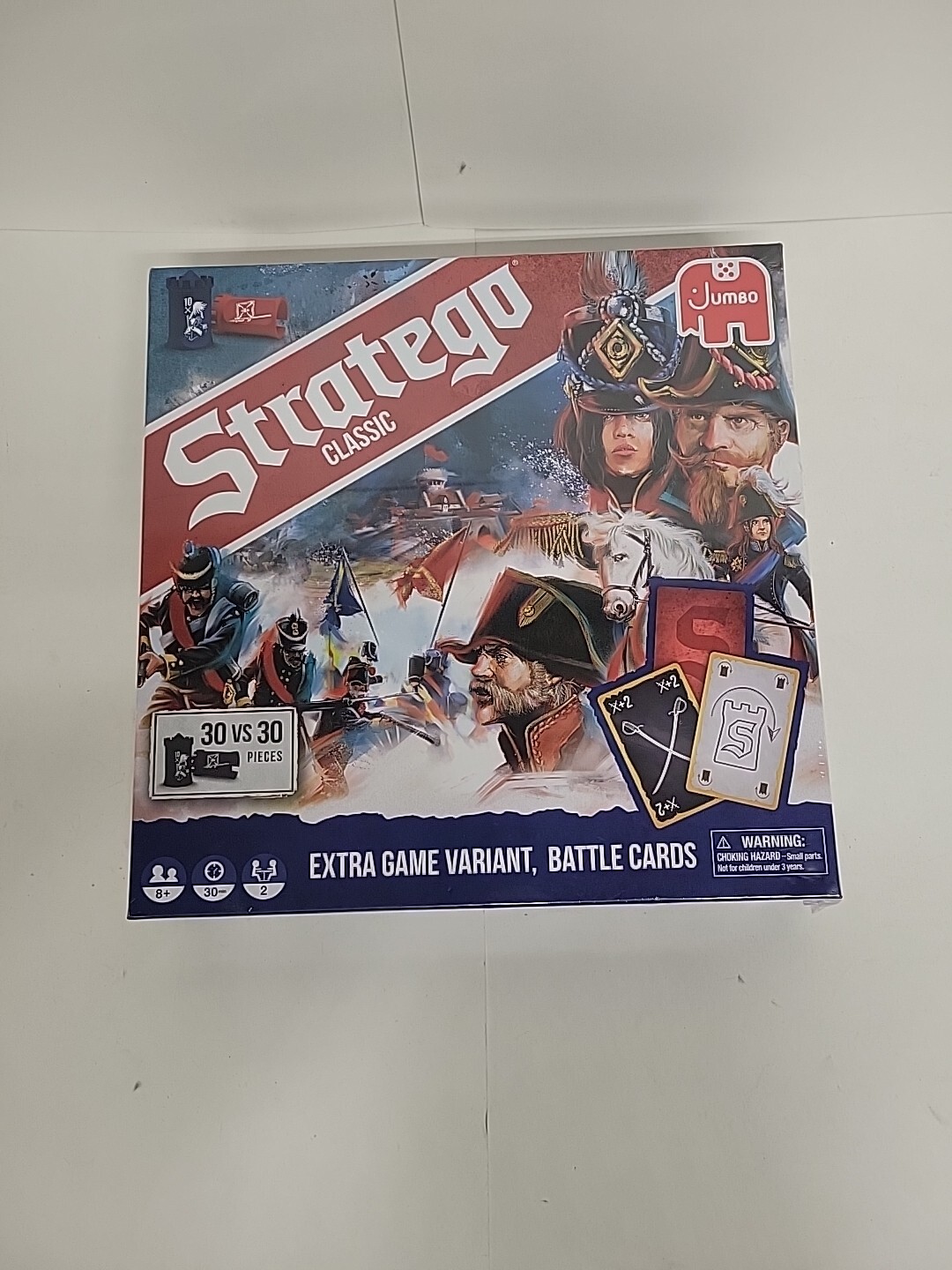 NEW Stratego Classic Board Game War Strategy Game For 2, Two Play Options, 8+ yo