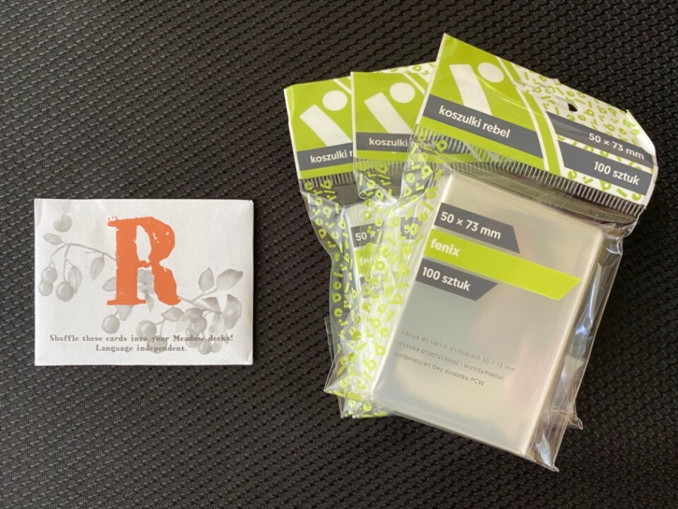 MEADOW Cards & Sleeves Pack – R Promo Pack – 300 Sleeves – NEW/RARE