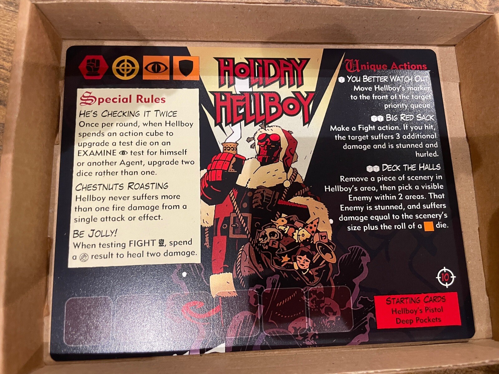 Mantic Board Game Hellboy – Holiday Hellboy (Limited Ed) New In Box