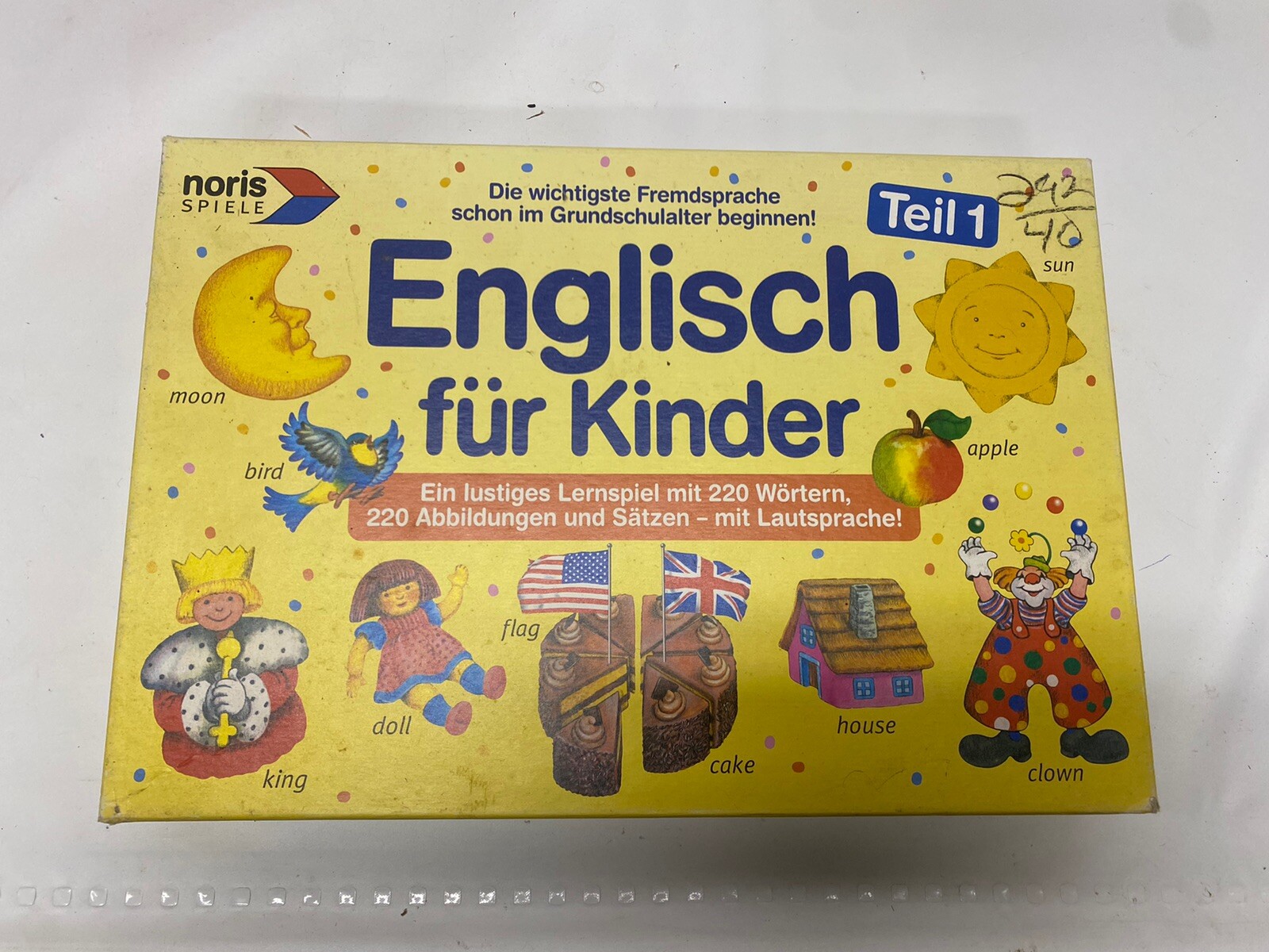 Noris Spiele Englisch fur Kinder German to English Game (New)