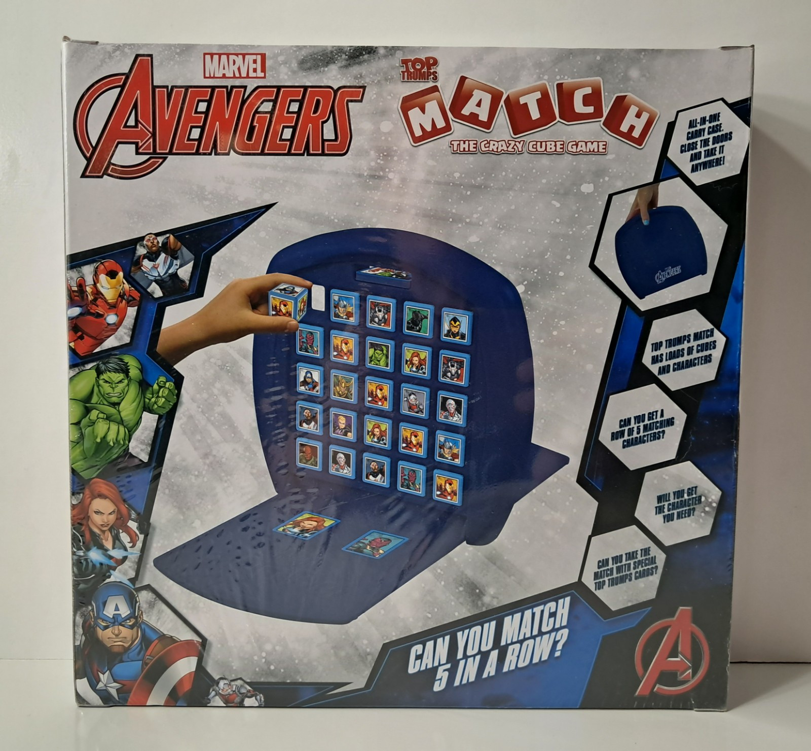 Marvel Avengers Top Trumps Match Crazy Cube Game Age 4+ 2 Players New Sealed