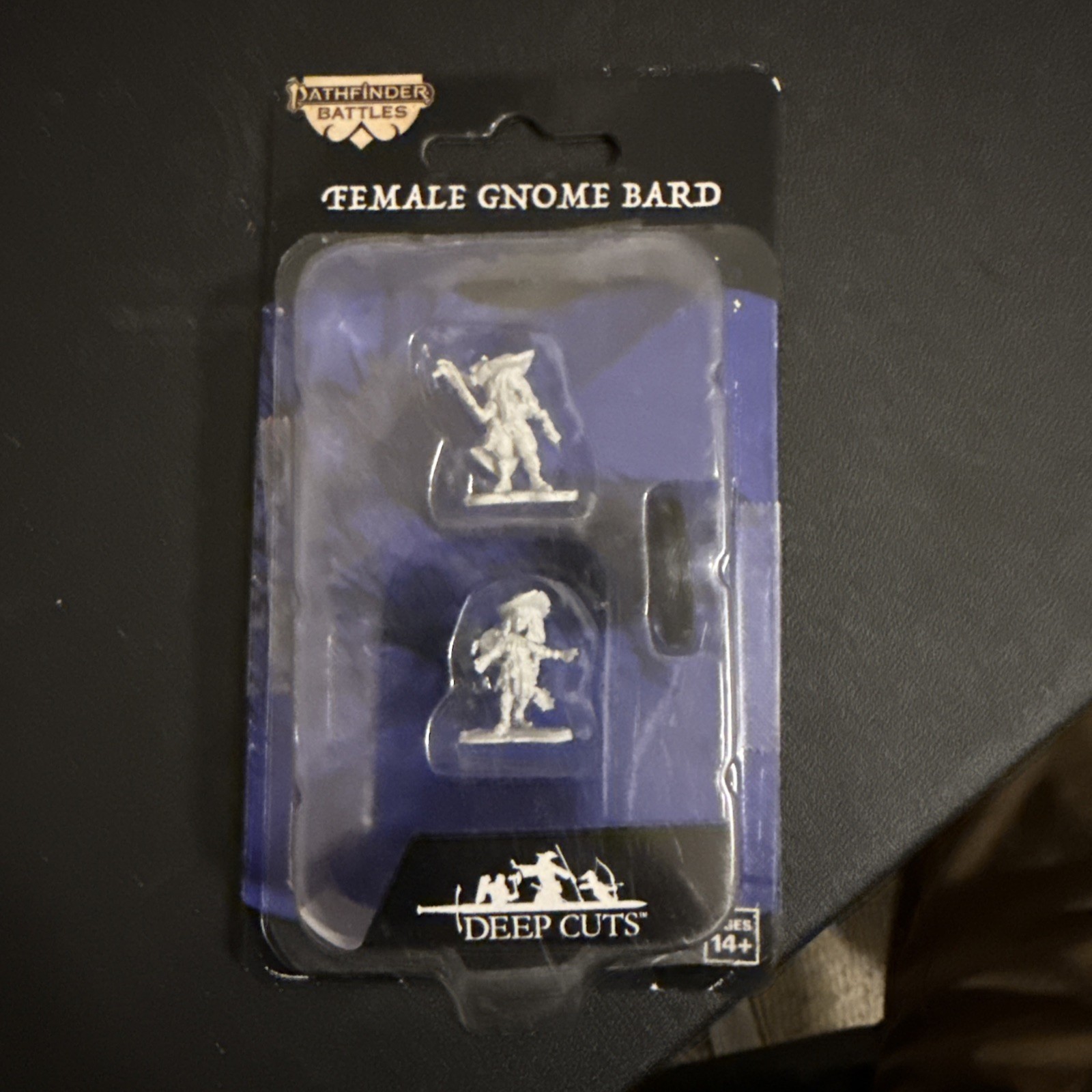 PATHFINDER BATTLES DEEP CUTS MINIATURES FEMALE GNOME BARD EXP BOARD GAME