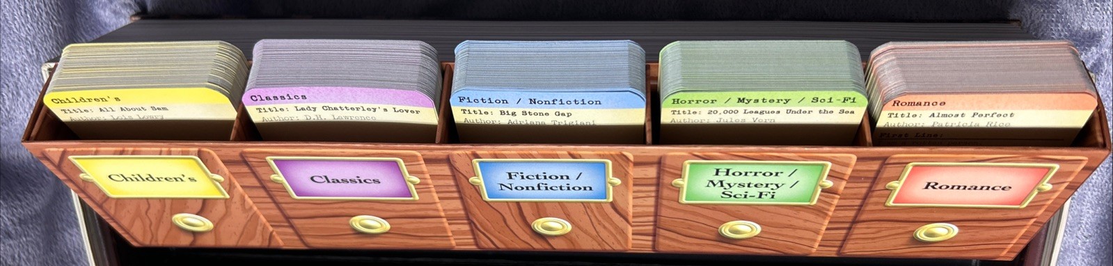 2005 Liebrary Board Game Where The First Line Speaks Volumes! Excellent Shape!