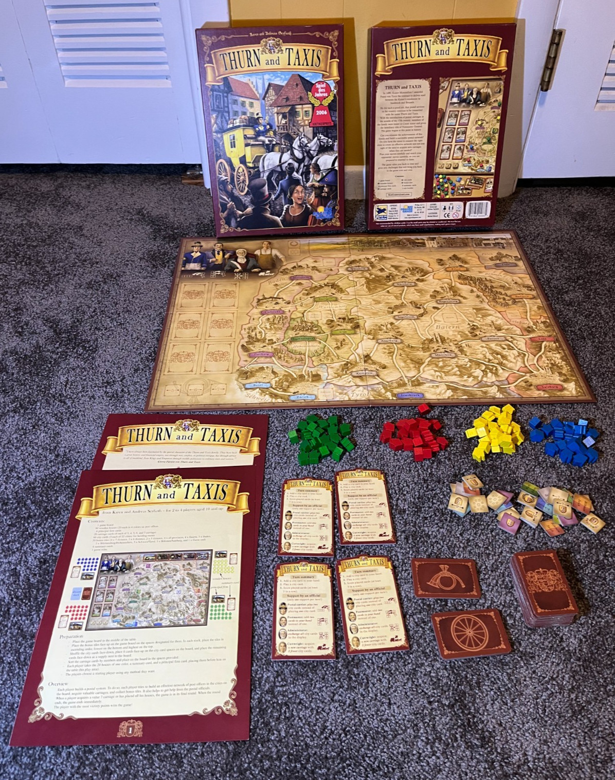 Rio Grande – Thurn and Taxis – Postal Service Game 100% Complete VG++