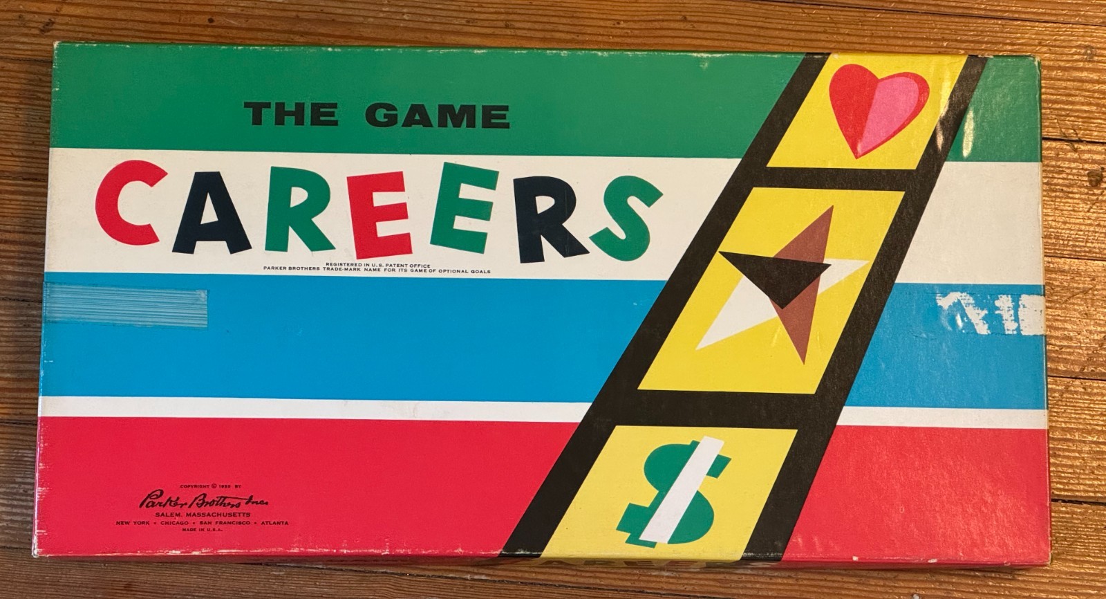 CAREERS vtg 1957 Board Game COMPLETE Parker Brothers EUC Salem 1950s