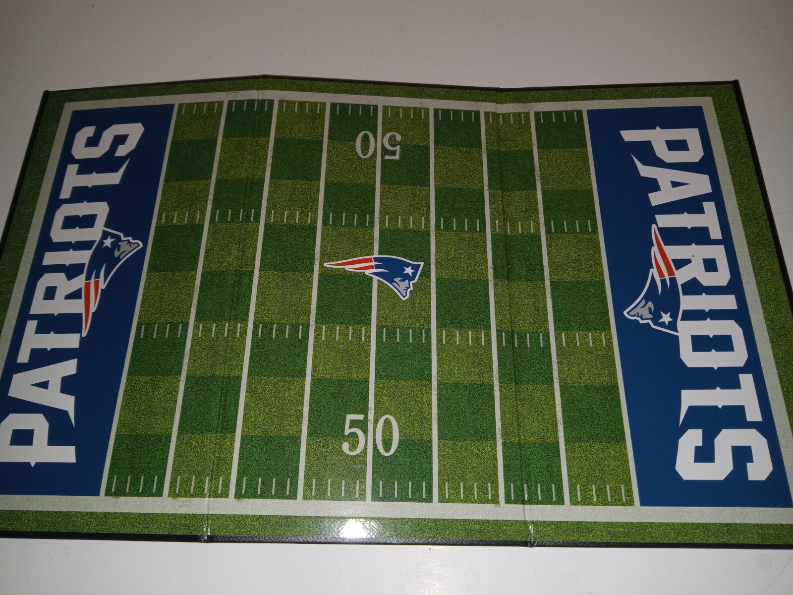 MasterPieces NFL Checkers Board Game Set New England Patriots 100% Complete