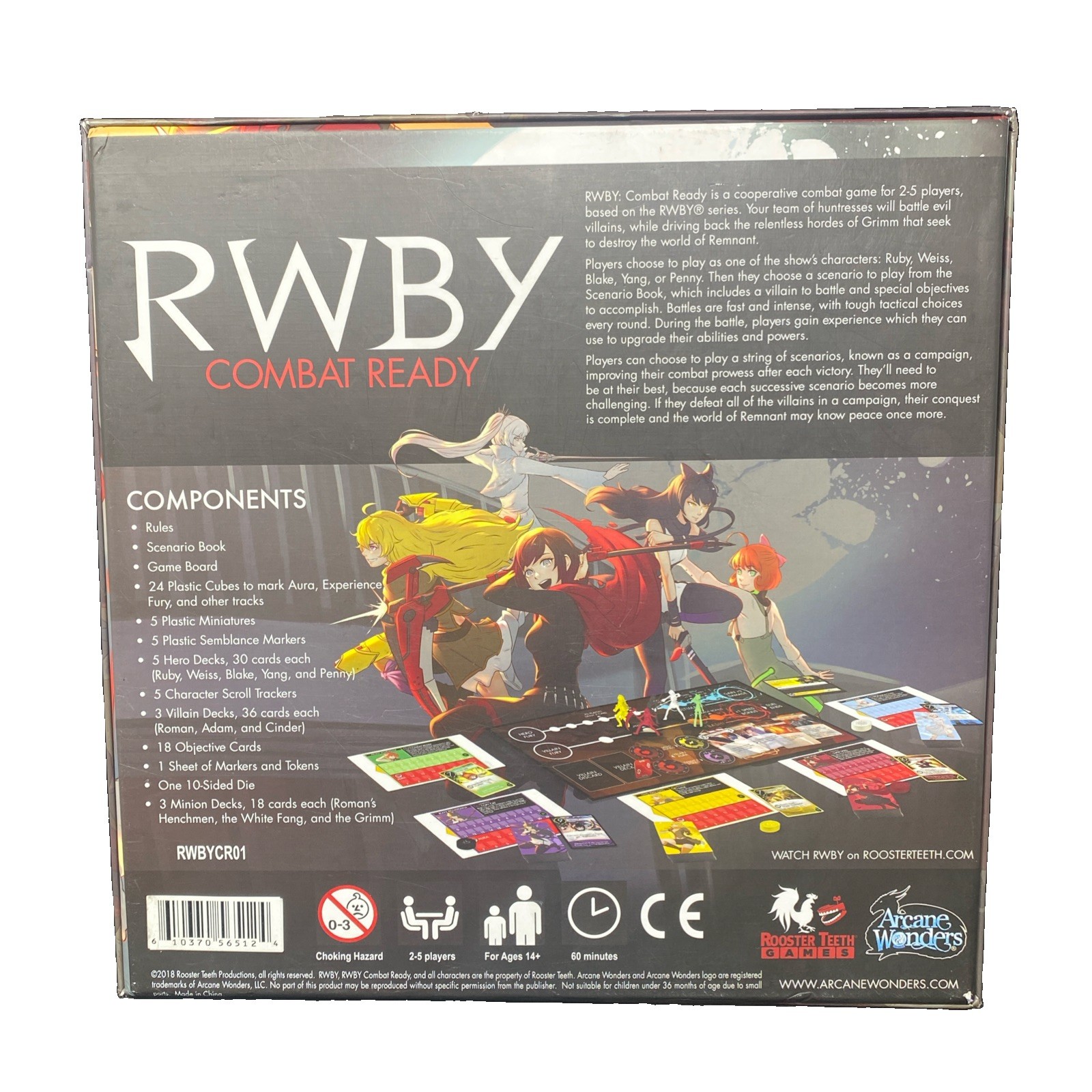Arcane Wonders RWBY Combat Ready 100% Complete CIB