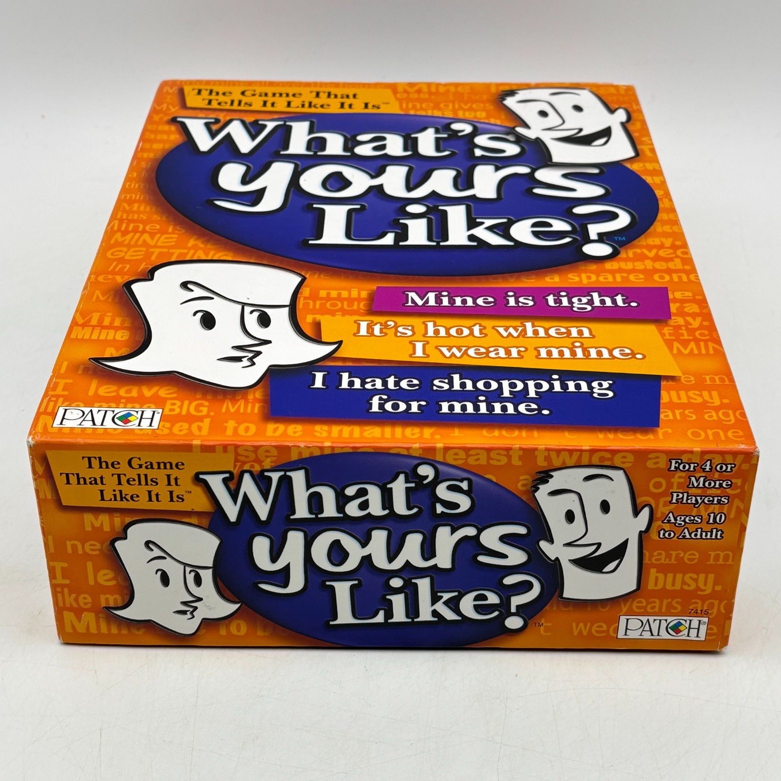 What’s Yours Like COMPLETE Patch Products 2007 Party Game