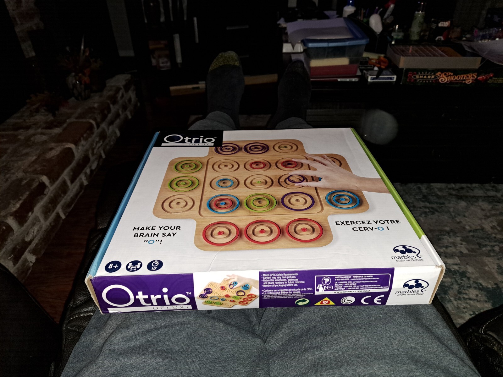 Otrio Deluxe – Strategy Game Wood Board by Marbles Brain Workshop COMPLETE