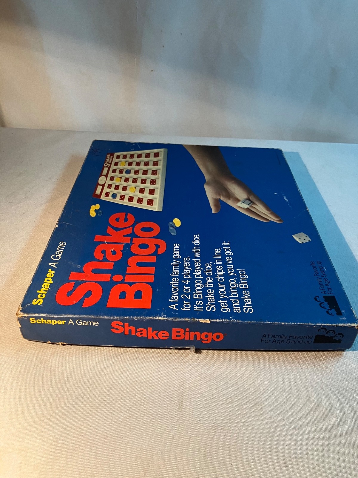 Vintage 1977 SHAKE BINGO Game COMPLETE Schaper Age 5 and up Family Favorite Game