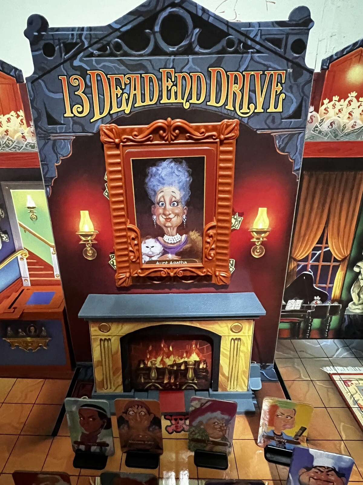 13 Dead End Drive Board Game Milton Bradley -Family Game Night Kids & Adults