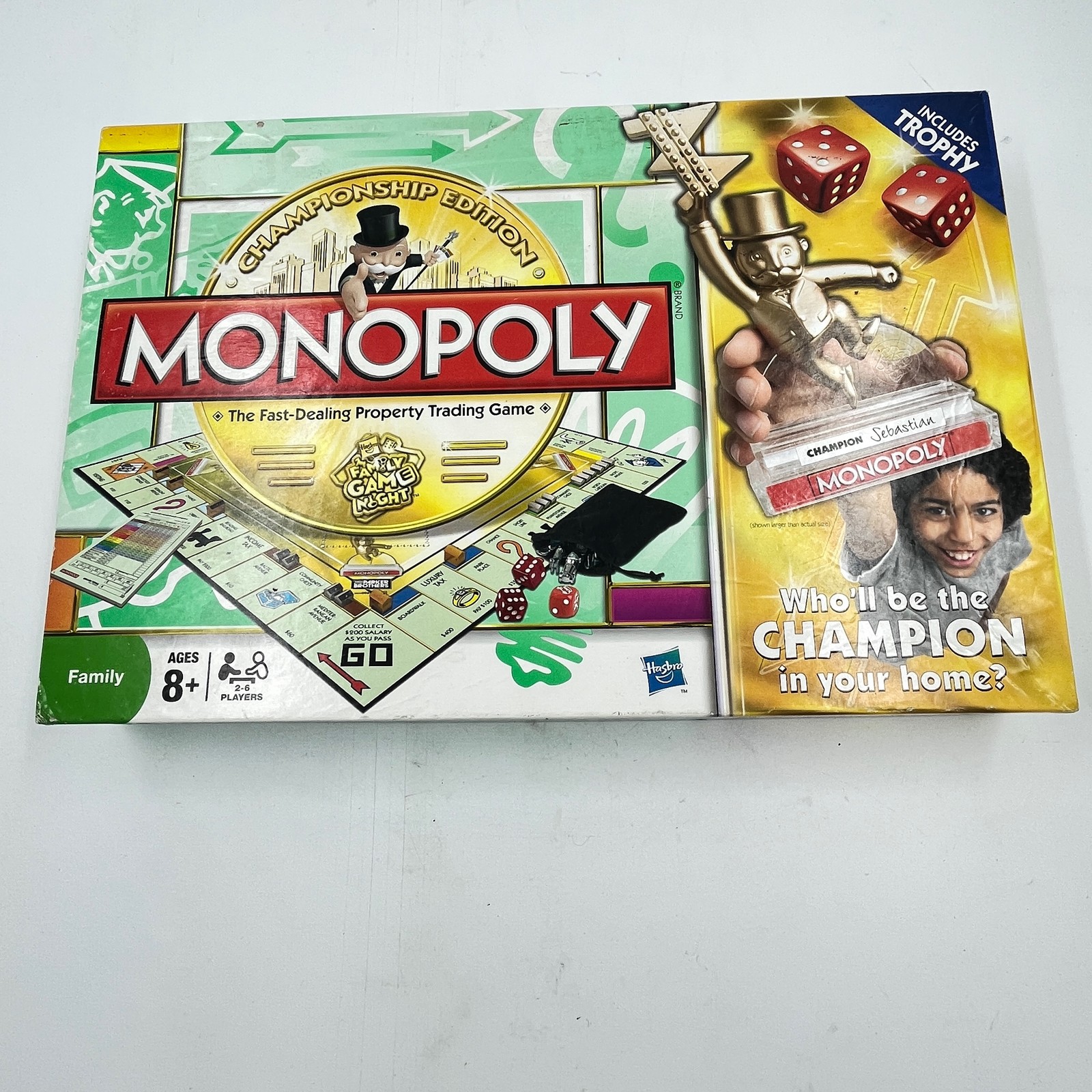 Parker Brothers Hasbro Monopoly Championship Edition Board Game – 2009