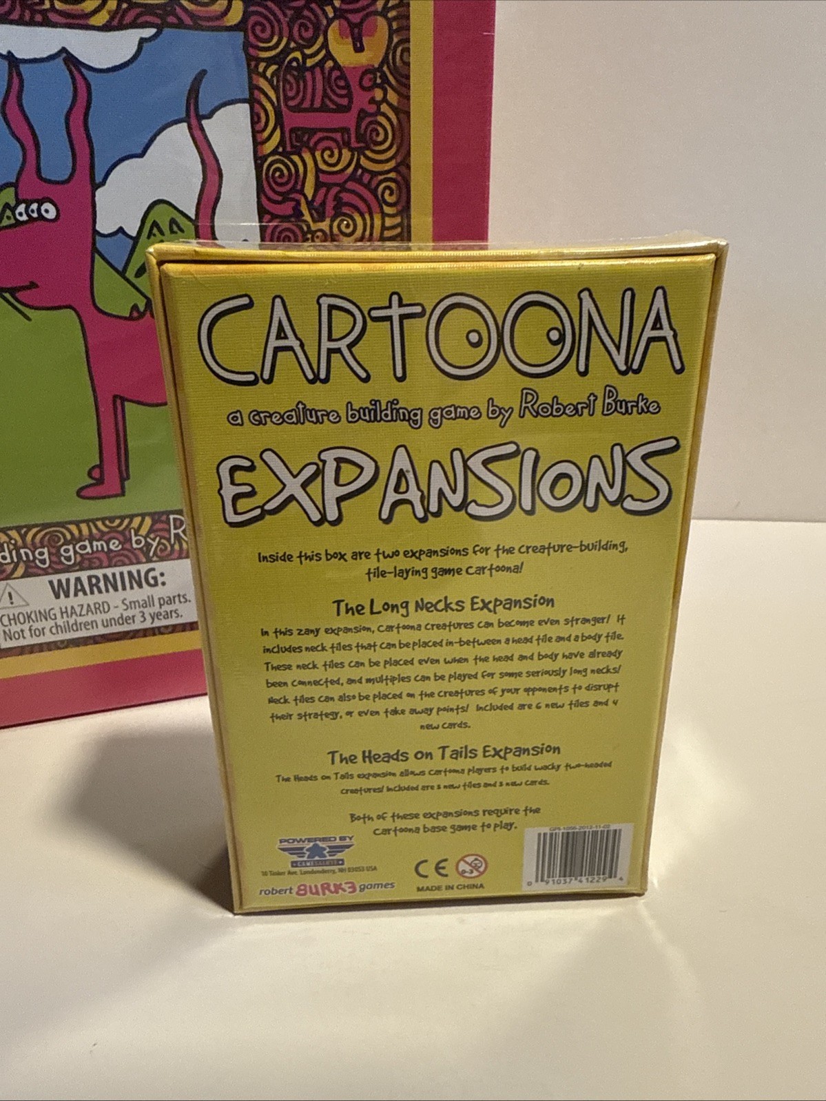 Cartoona Creature Building Game – Robert Burke Gamesalute New W/expansions