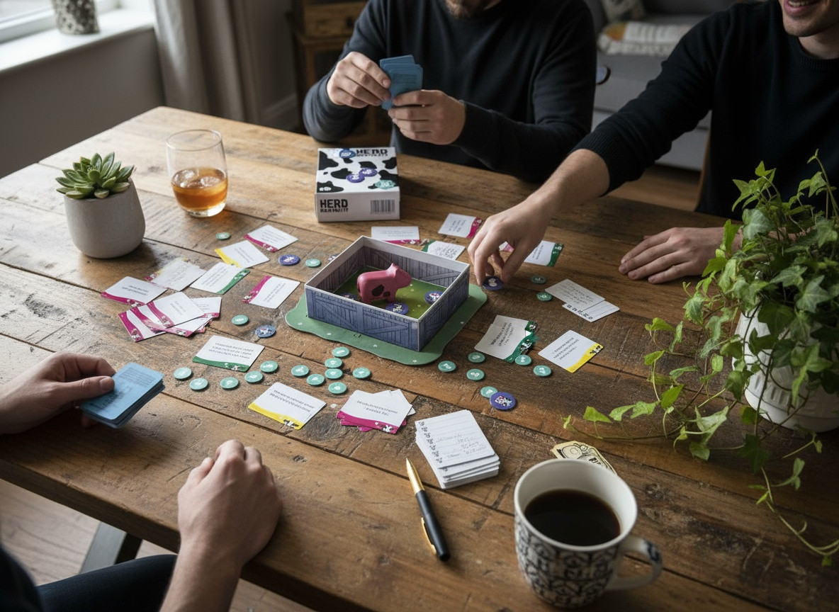 Herd Mentality Award-Winning Board Game with Bonus Cards | 4-20 Players