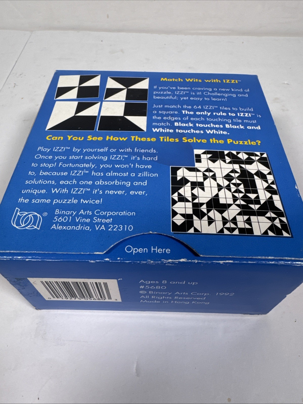 IZZI The Puzzle With A Zillion Solutions by Binary Arts 1992 COMPLETE All Pieces