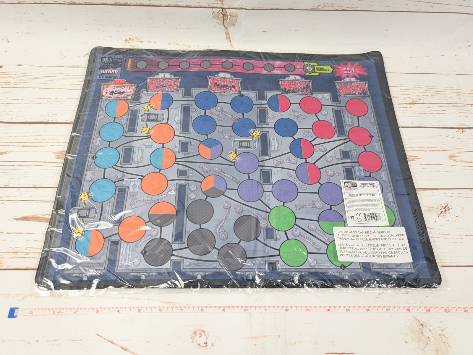 Unmatched Adventures Teenage Mutant Ninja Turtles Neoprene Battlefield Playmat