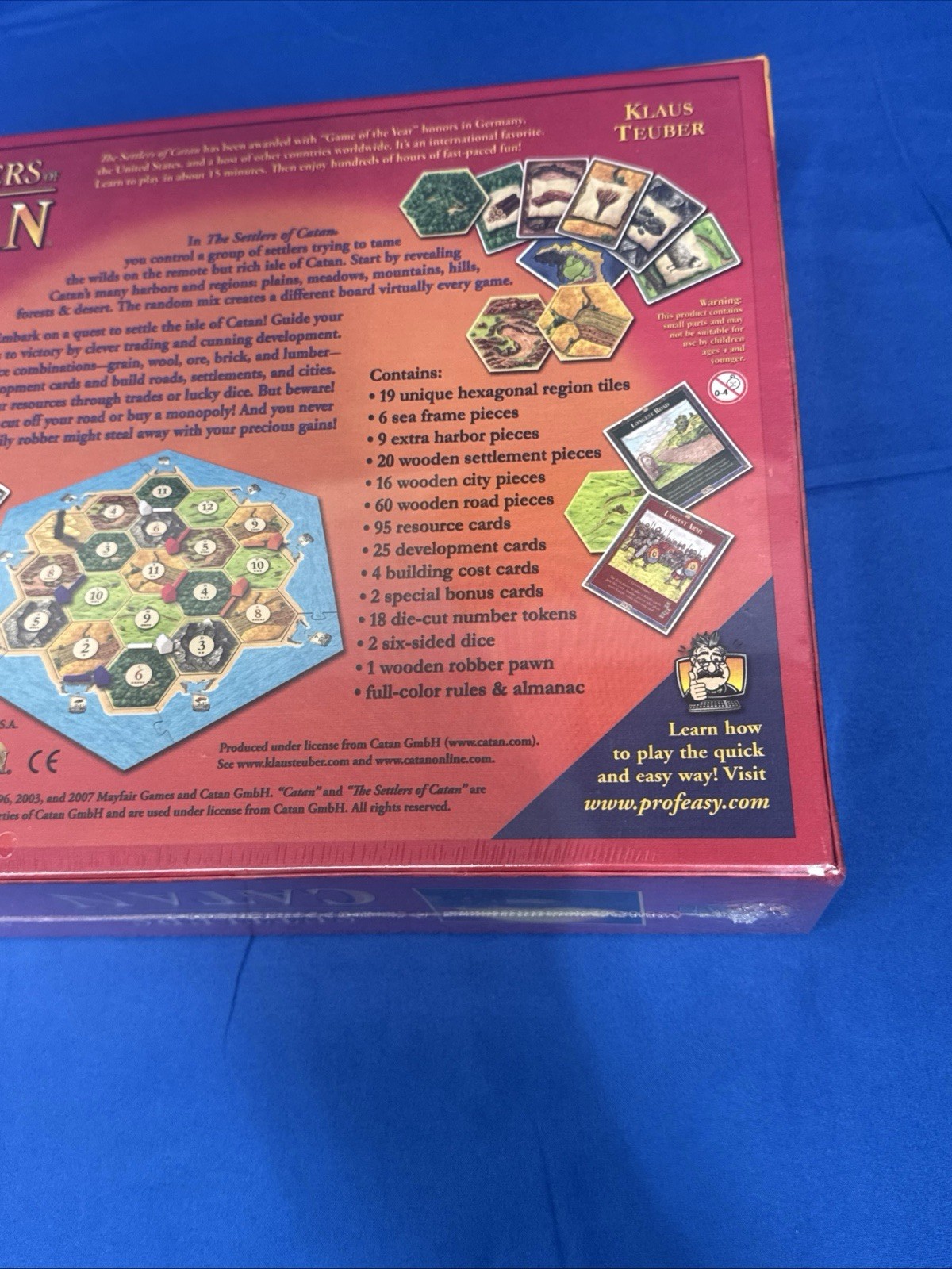 The Settlers of Catan Core Game Fully Complete Mayfair Games #3061 NEW SEALED