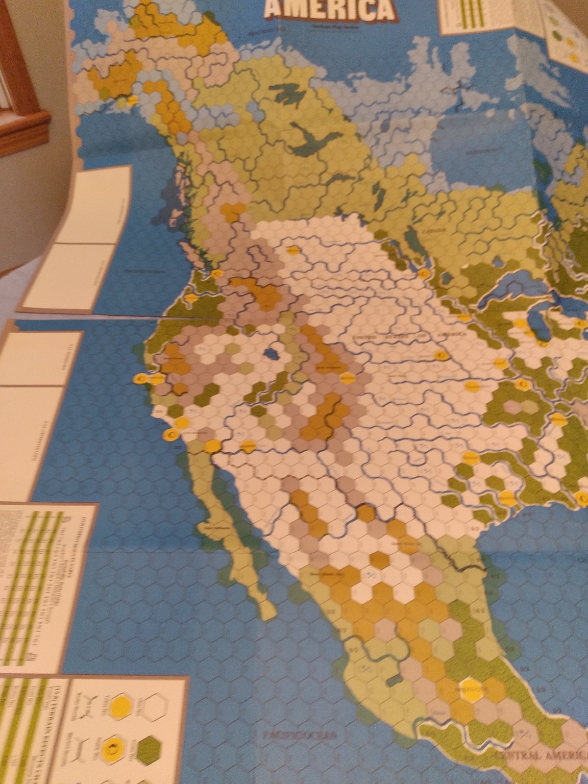 SPI 1976 Invasion America Game Death Throes Of The Superpower Punched READ DESC