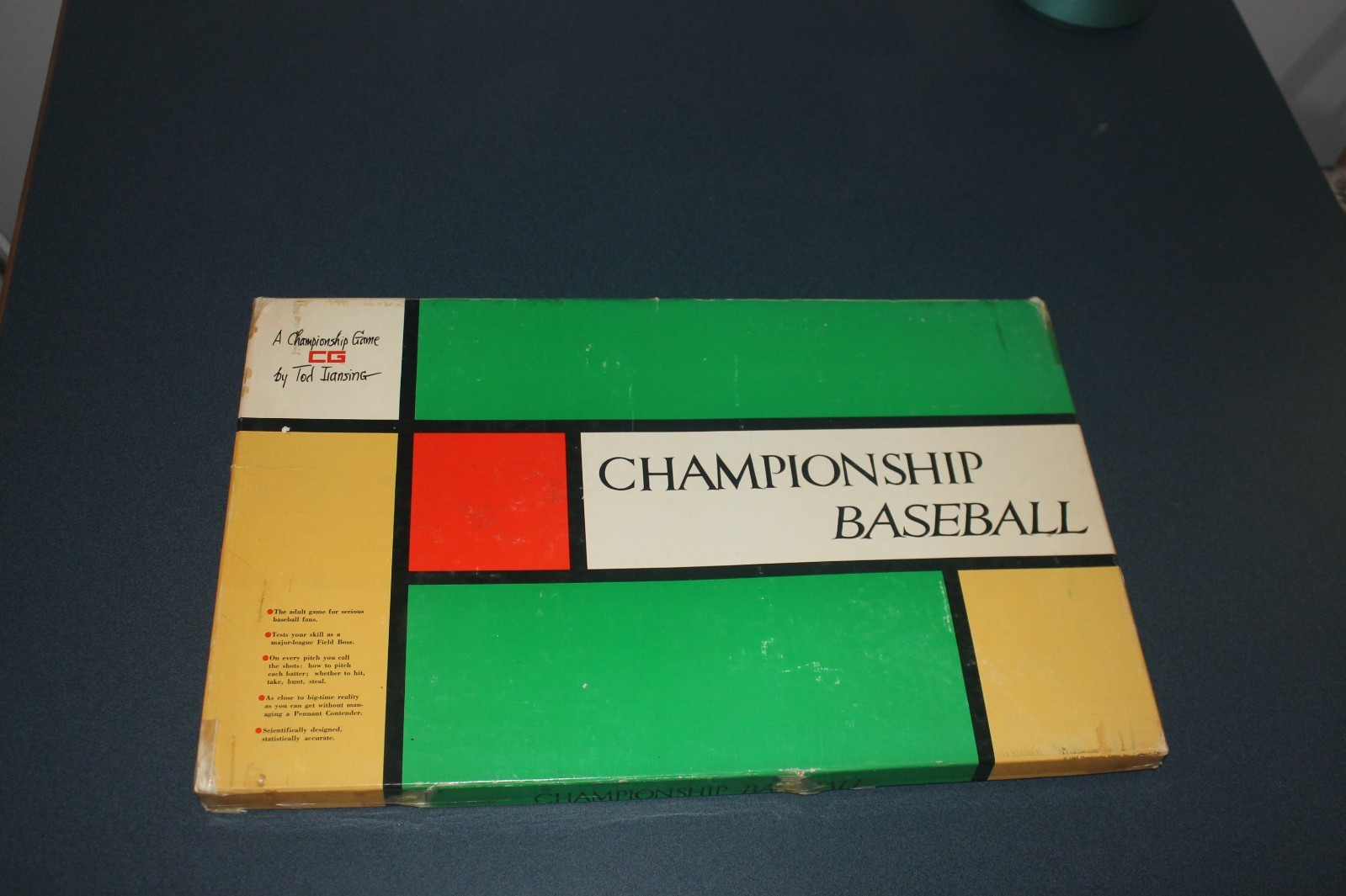 Championship Baseball Vintage Board Game (Tod Lansing)