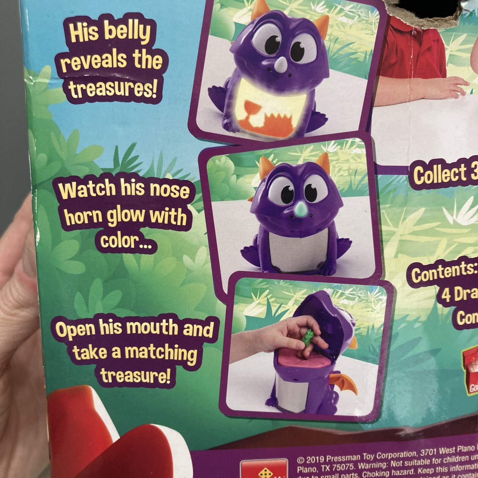 Dragon Snacks Game Goliath Kids Electronic Magical Purple COMPLETE 2-4 Players