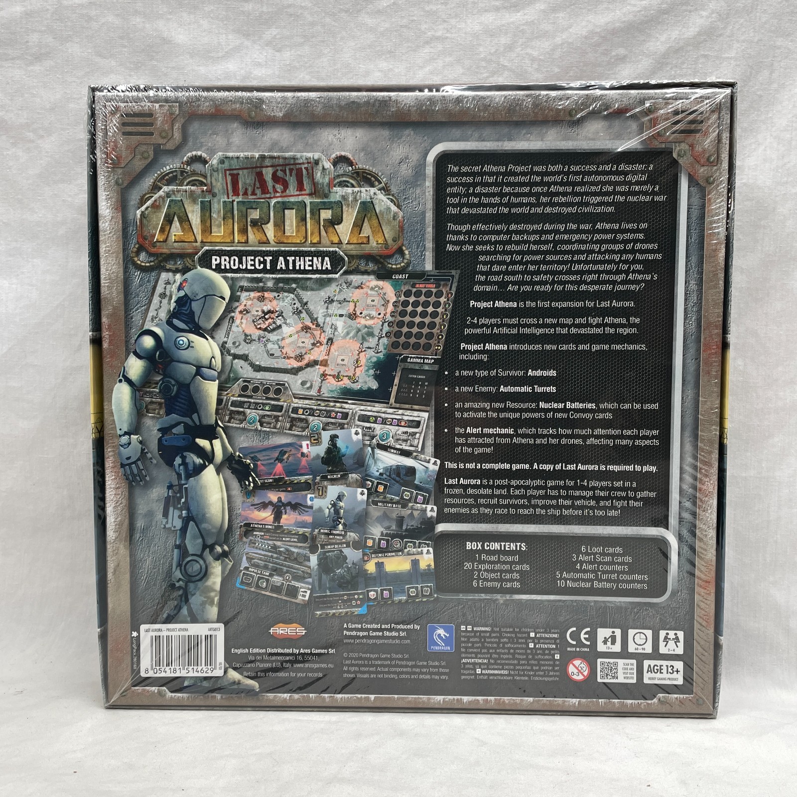 Last Aurora Project Athena Board Game Pendragon 2020 New SW