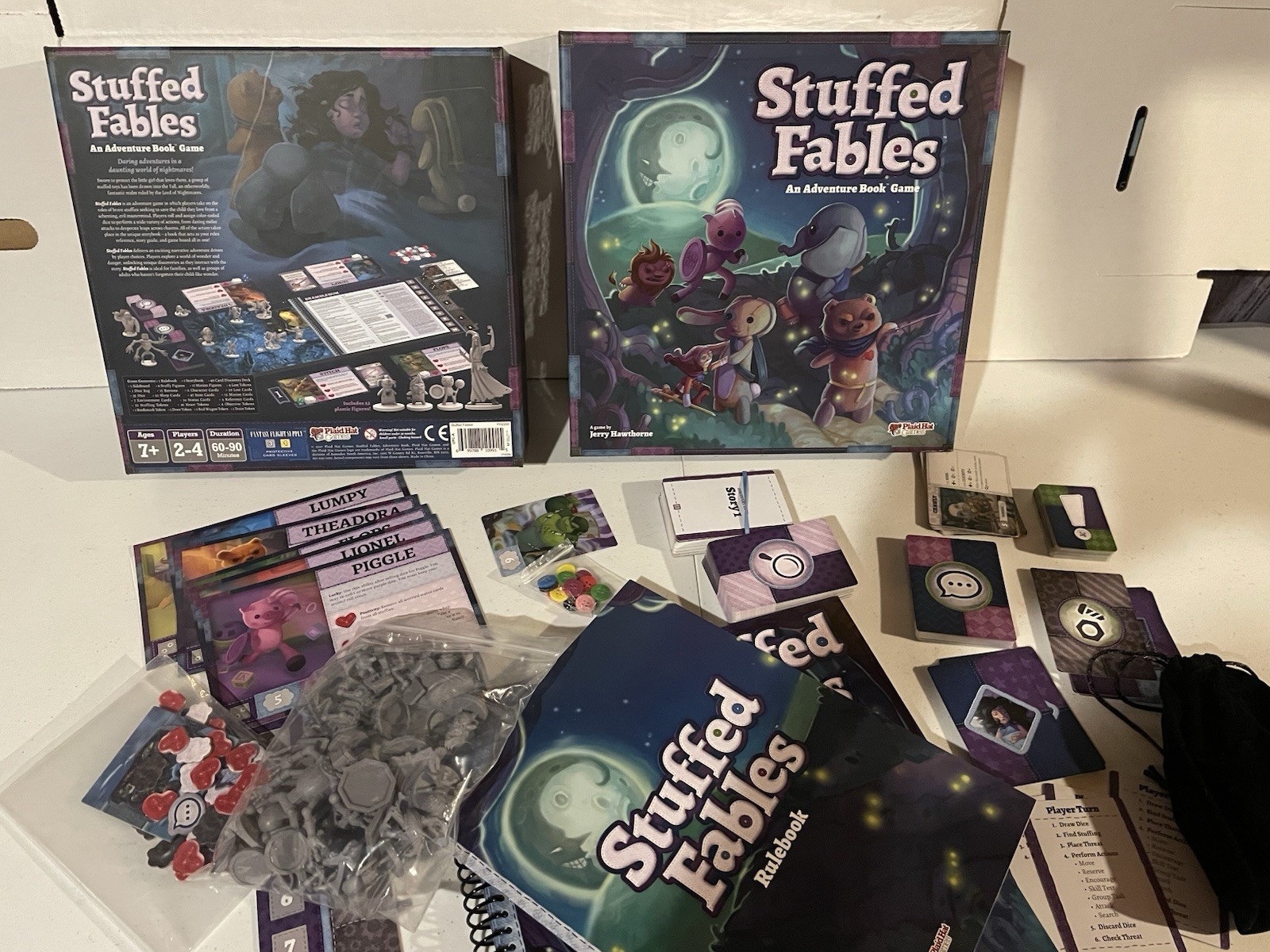 VGC Stuffed Fables Board Game, Storybook Adventure Game By Plaid Hat Games