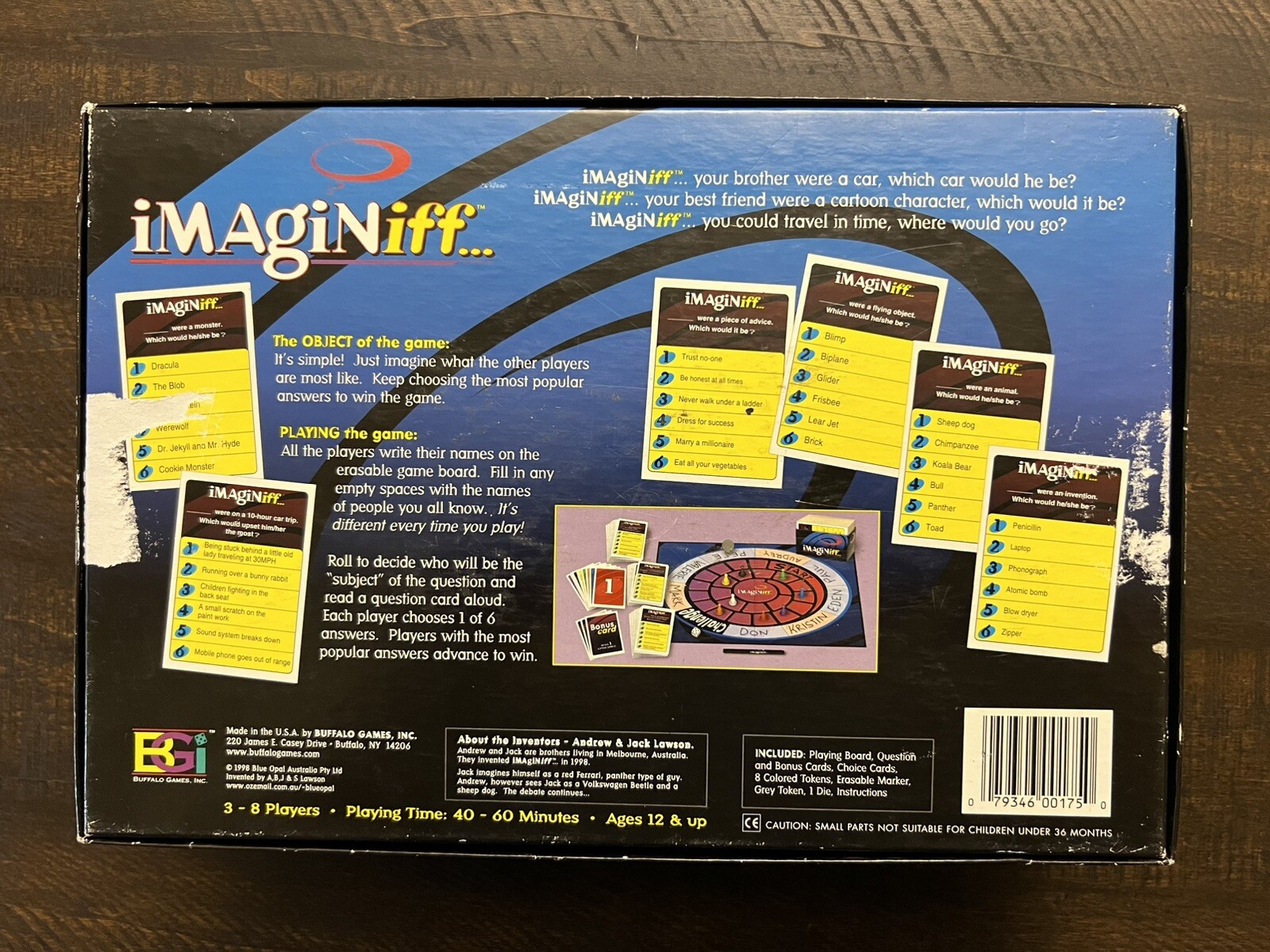 Mattel Imaginiff 3-8 Player Board Game The Funniest Game You Can Imagine