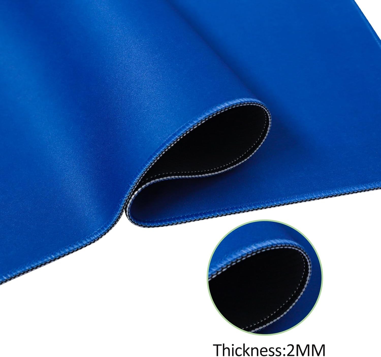 Large Mahjong Mat W/ Black Carrying Bag Blue,31.5 inches Anti Slip & Noise New