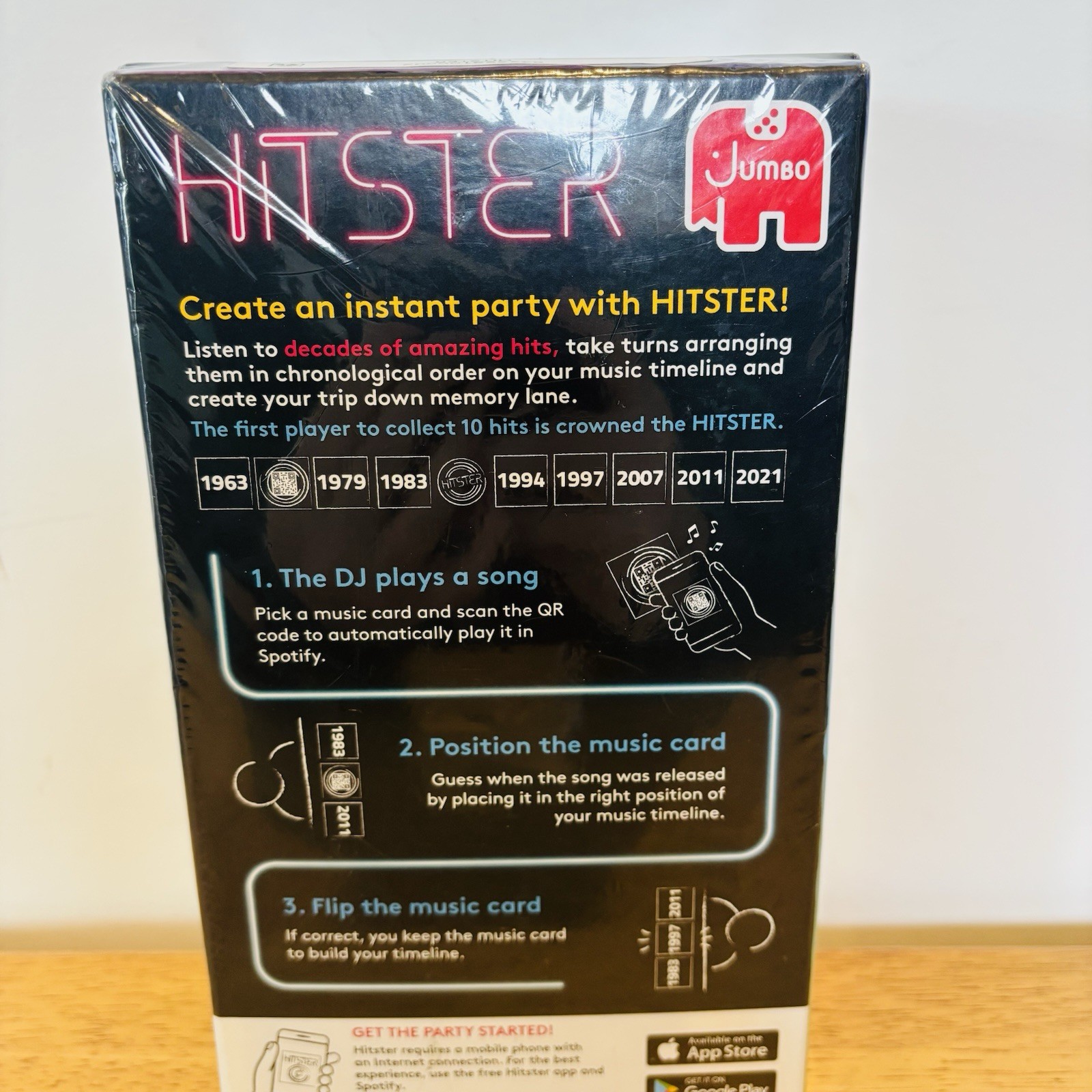 Hitster Music Game: 300+ Iconic Tracks, Perfect for Adult & Family Game Nights