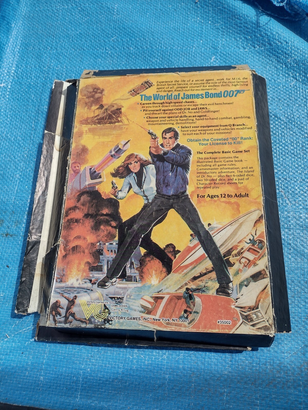 JAMES BOND 007 BASIC SET RPG GAME VICTORY GAMES INC. RARE HTF VINTAGE**