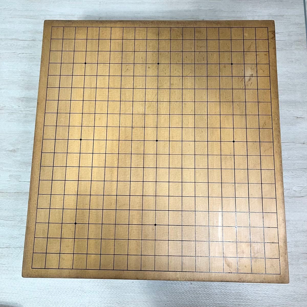 Vintage Go Board IGO Game Black Lacquer Finish Gold Maki-e Legs Luxury Japan