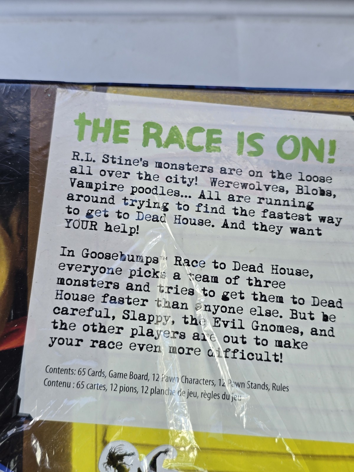 Goosebumps Race to Dead House Board Game By Outset Media 2020