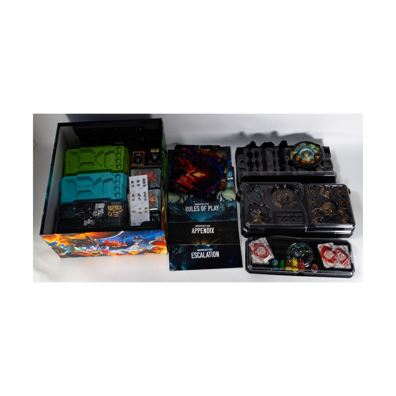 Cardboard A Andromeda’s Edge Gamefound Collection #1 – Deluxe Ed + 8 A VG+/NM