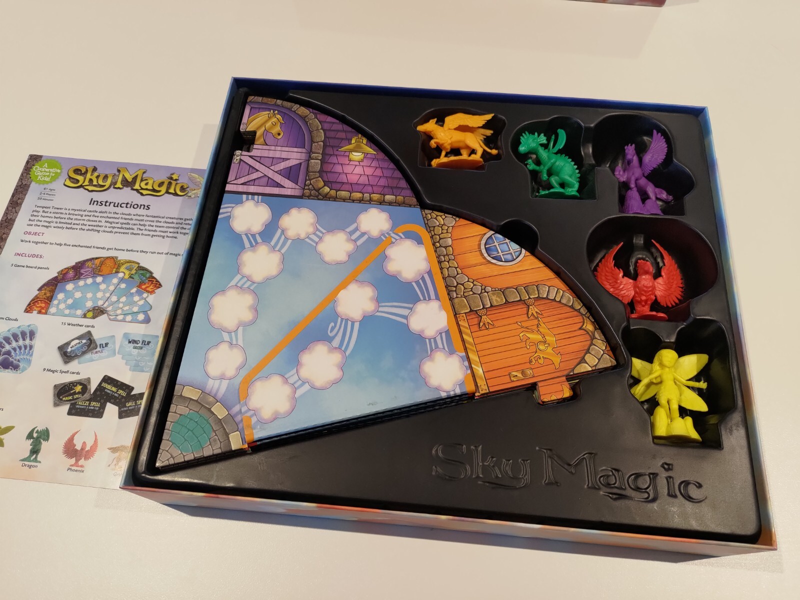Sky Magic By Peaceable Kingdom Board Game Ages 6 And Up 2-4 players – COMPLETE