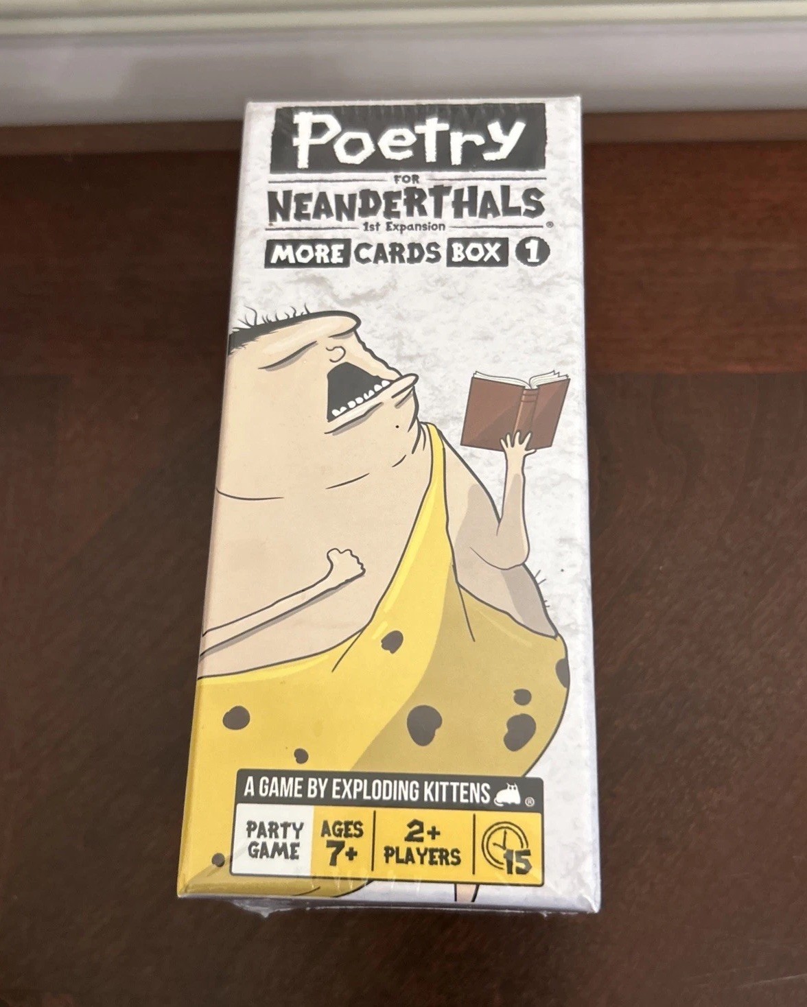 Exploding Kittens – Poetry for Neanderthals – More Cards Box 1 – 500 ct – NEW