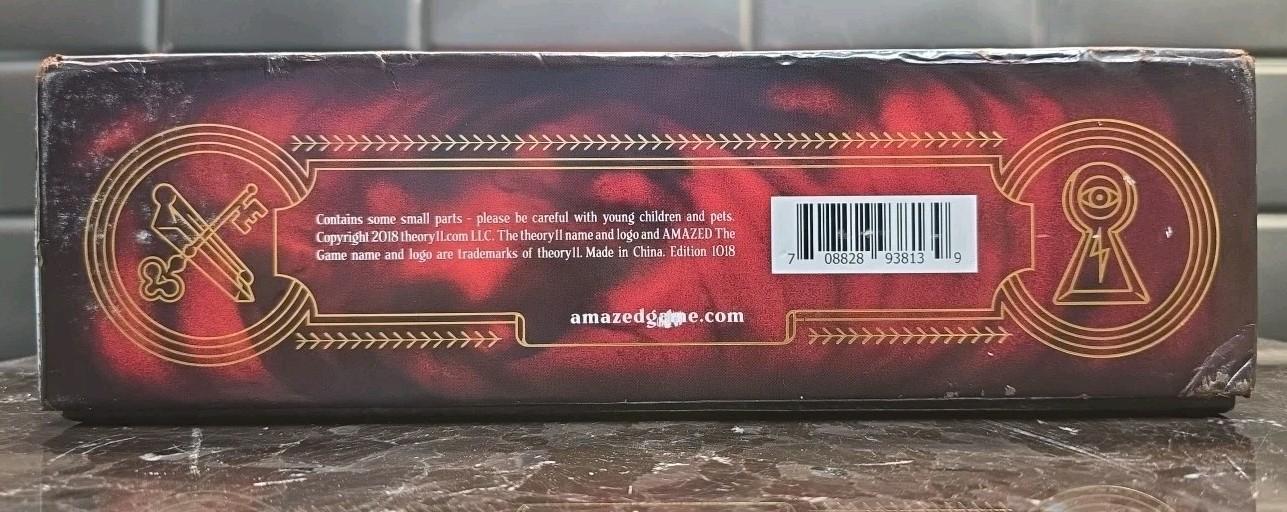 Amazed Board Game Neil Patrick Harris Puzzles Riddles 2018 Theory11 Complete