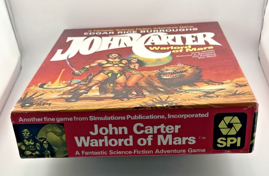 RARE 1979 Vintage NEW SPI John Carter Warlord of Mars Adventure Game – Open Box