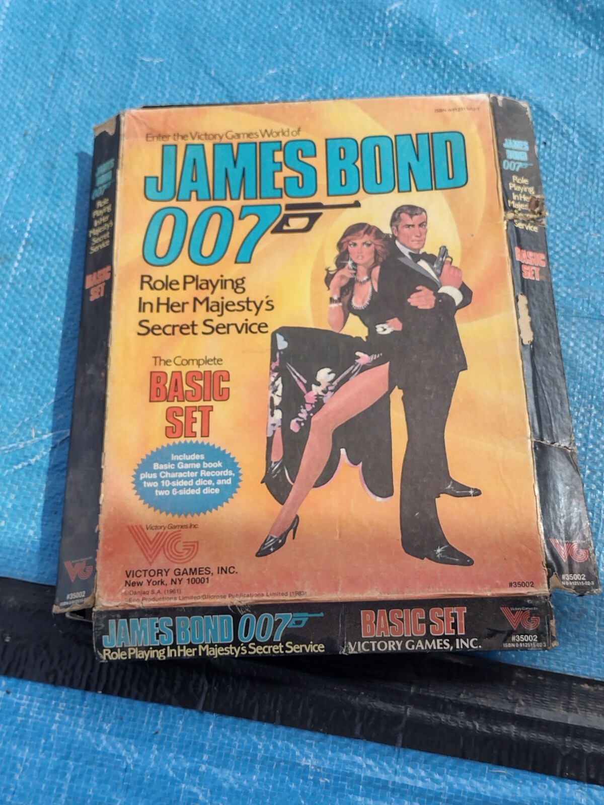 JAMES BOND 007 BASIC SET RPG GAME VICTORY GAMES INC. RARE HTF VINTAGE**
