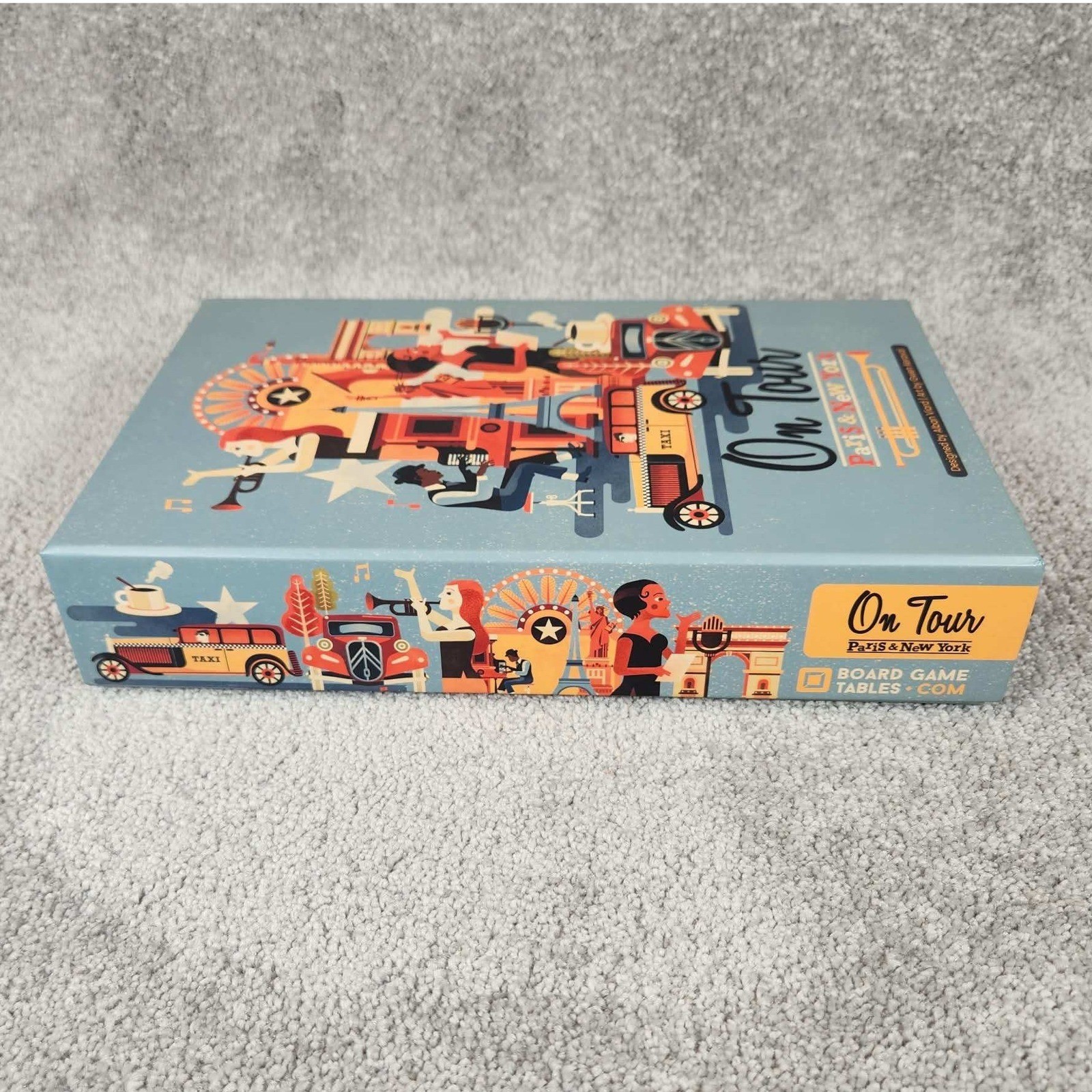Board Game Tables On Tour Paris & New York Strategy Roll and Write Board Game