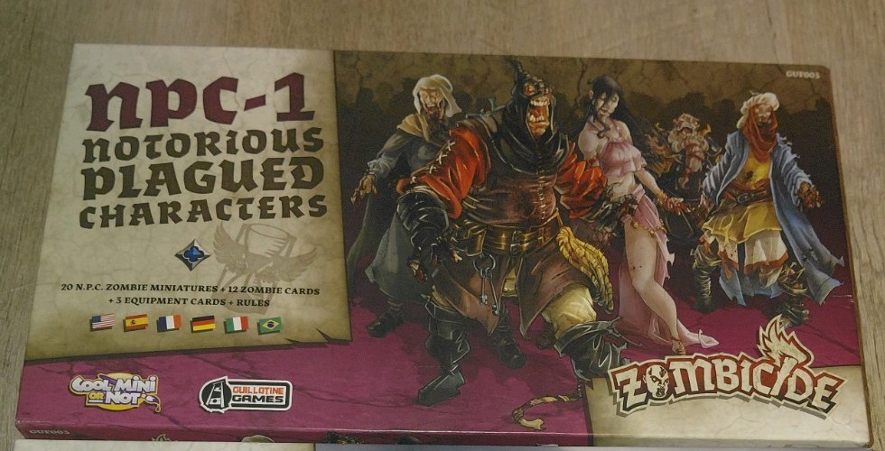 Zombicide Black Plague NPC-1 (Notoriously Plagued Characters)