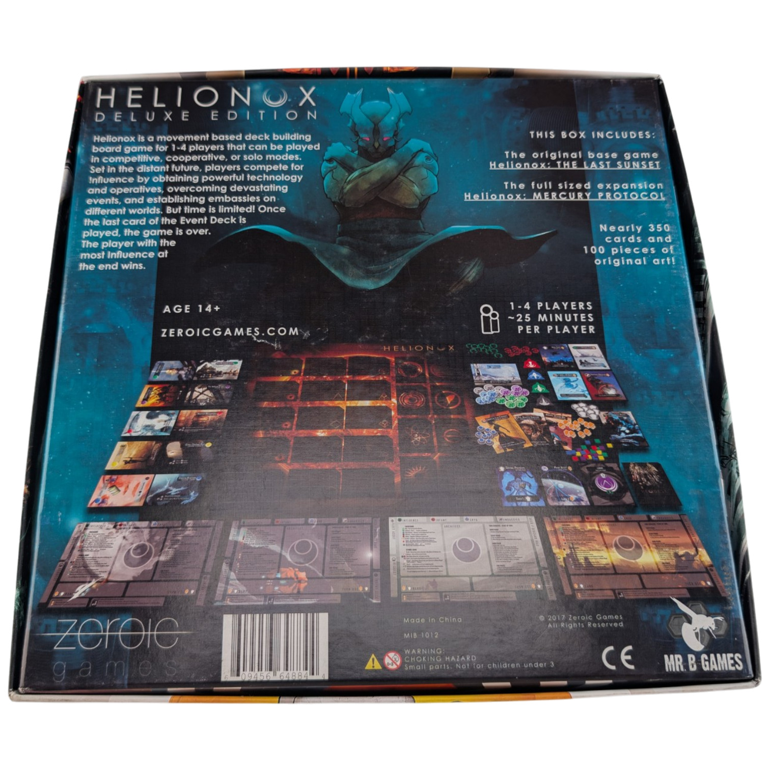 Helionox Deluxe Edition Board Game, Mr B Games, Last Sunset, Mercury Protocol