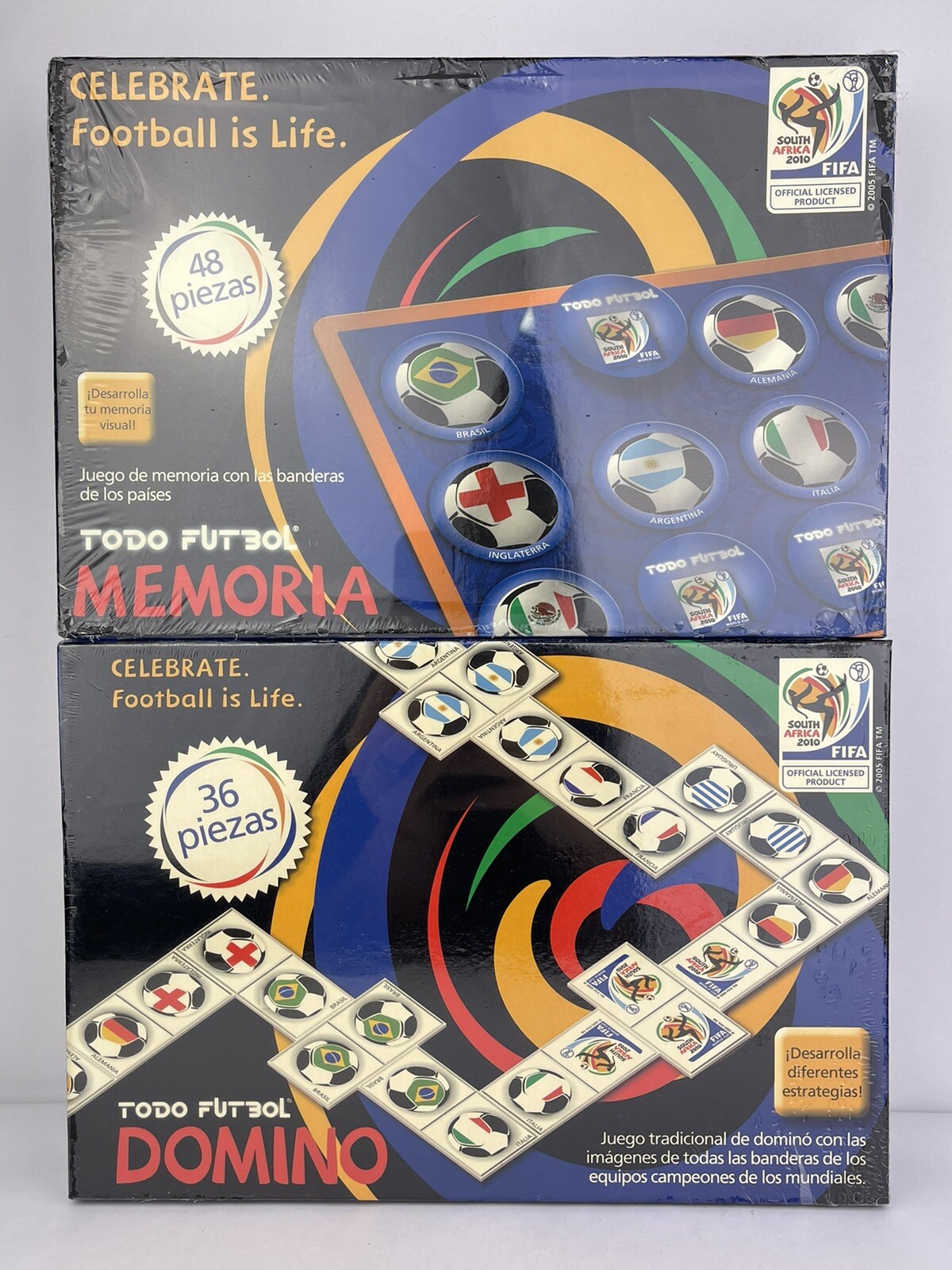 Todo Futbol Memoria & Todo Futbol Domino Games South Africa 2010 FIFA