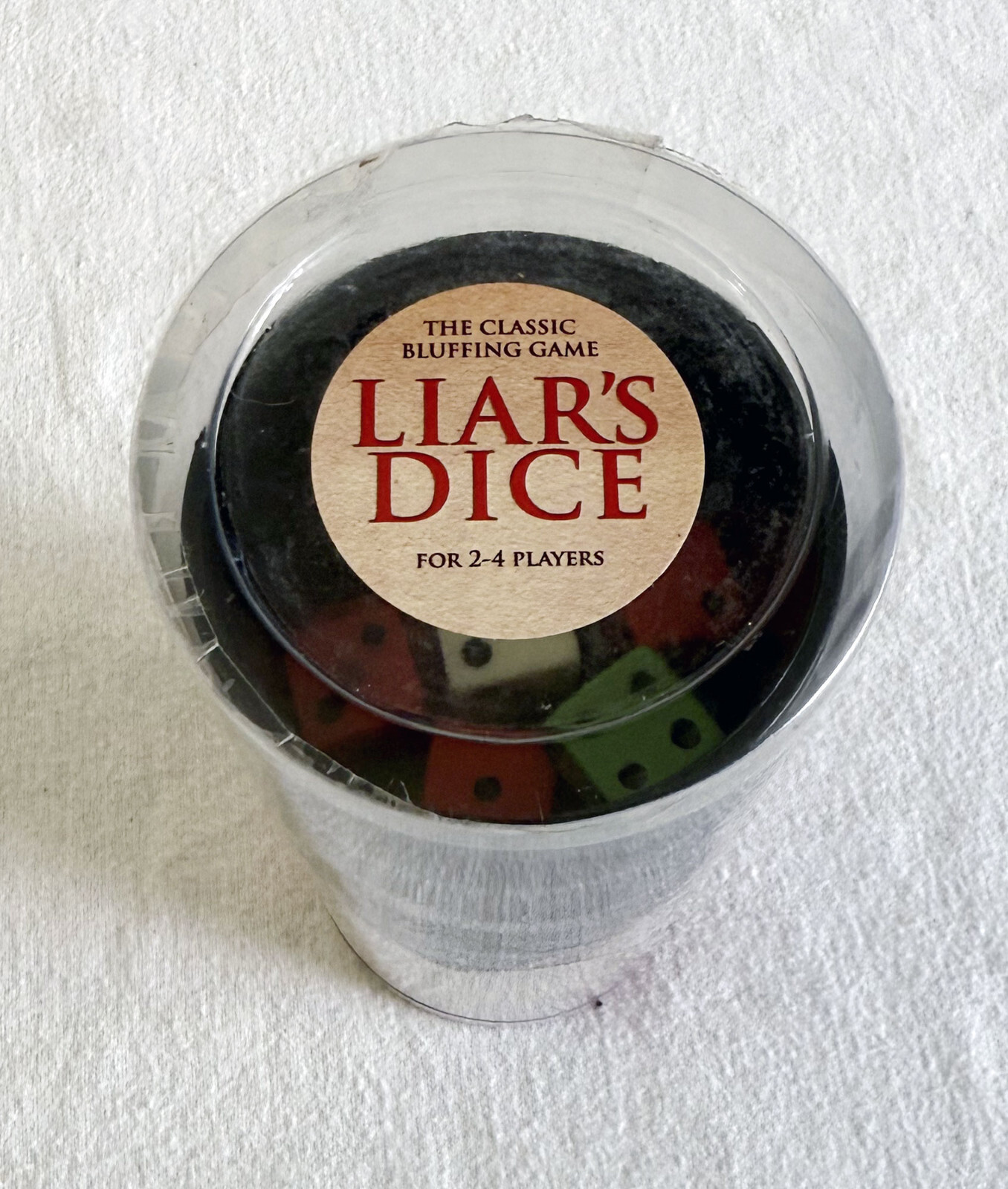 Liar’s Dice Classic Bluffing Game, Cardinal #1533 NEW