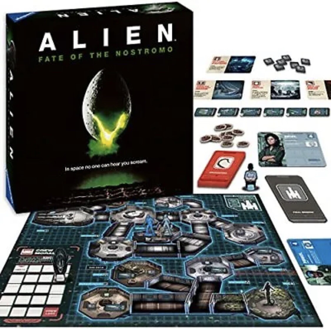 Ravensburger Alien Fate of The Nostromo Board Game for Ages 10 & Up – A Coope…