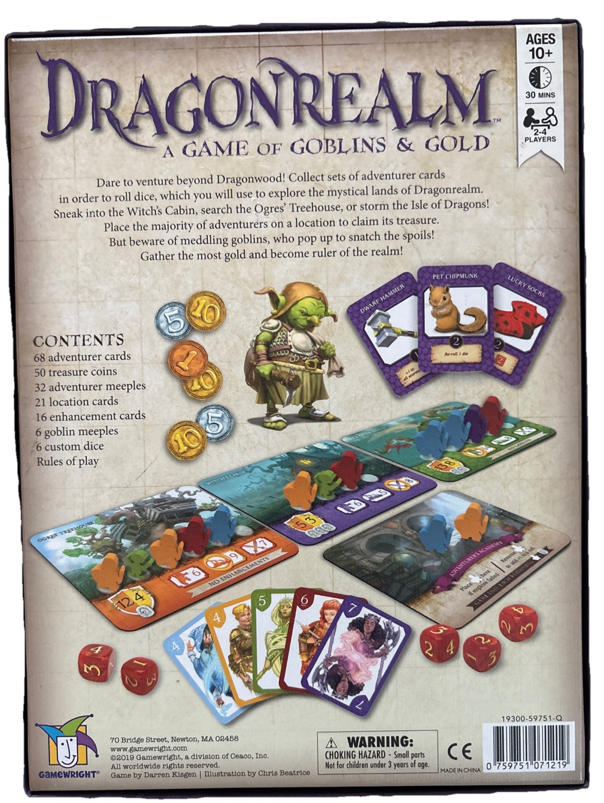 Dragonrealm Board Game. A Game Of Goblins & Gold. Used. Ages 10+; 2-4 Players;