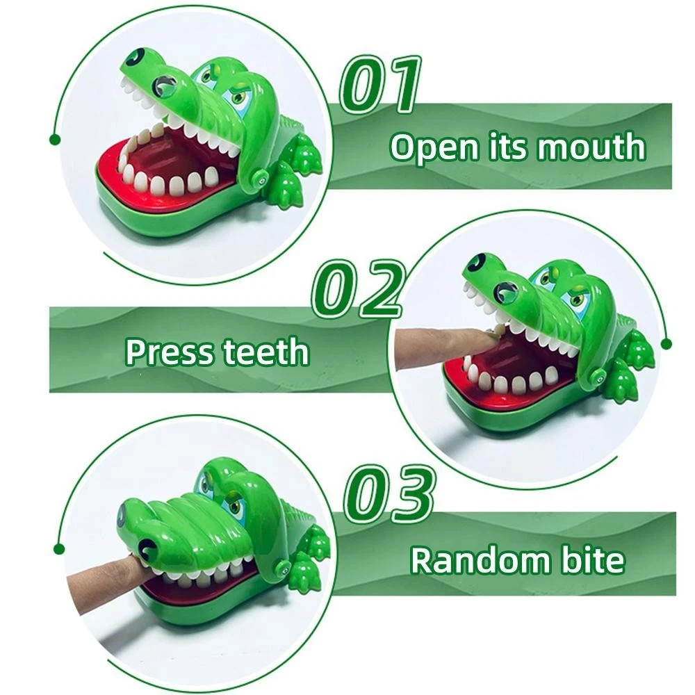 Crocodile Dentist Game Kids Alligator Bite Finger Reaction Toy Family Fun