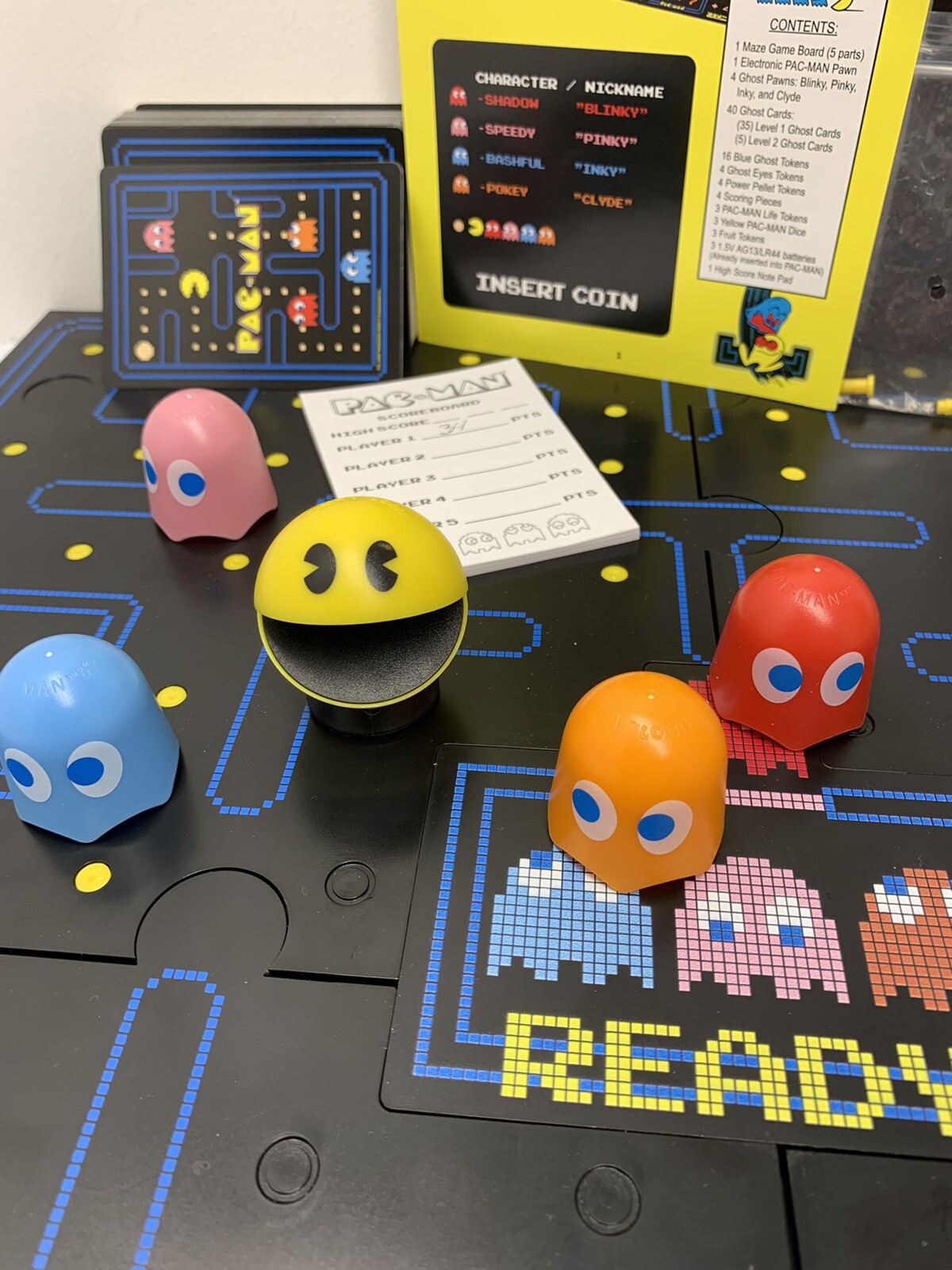 Pac-Man The Board Game Retro Classic Tabletop Arcade Nostalgic Kids Family Fun