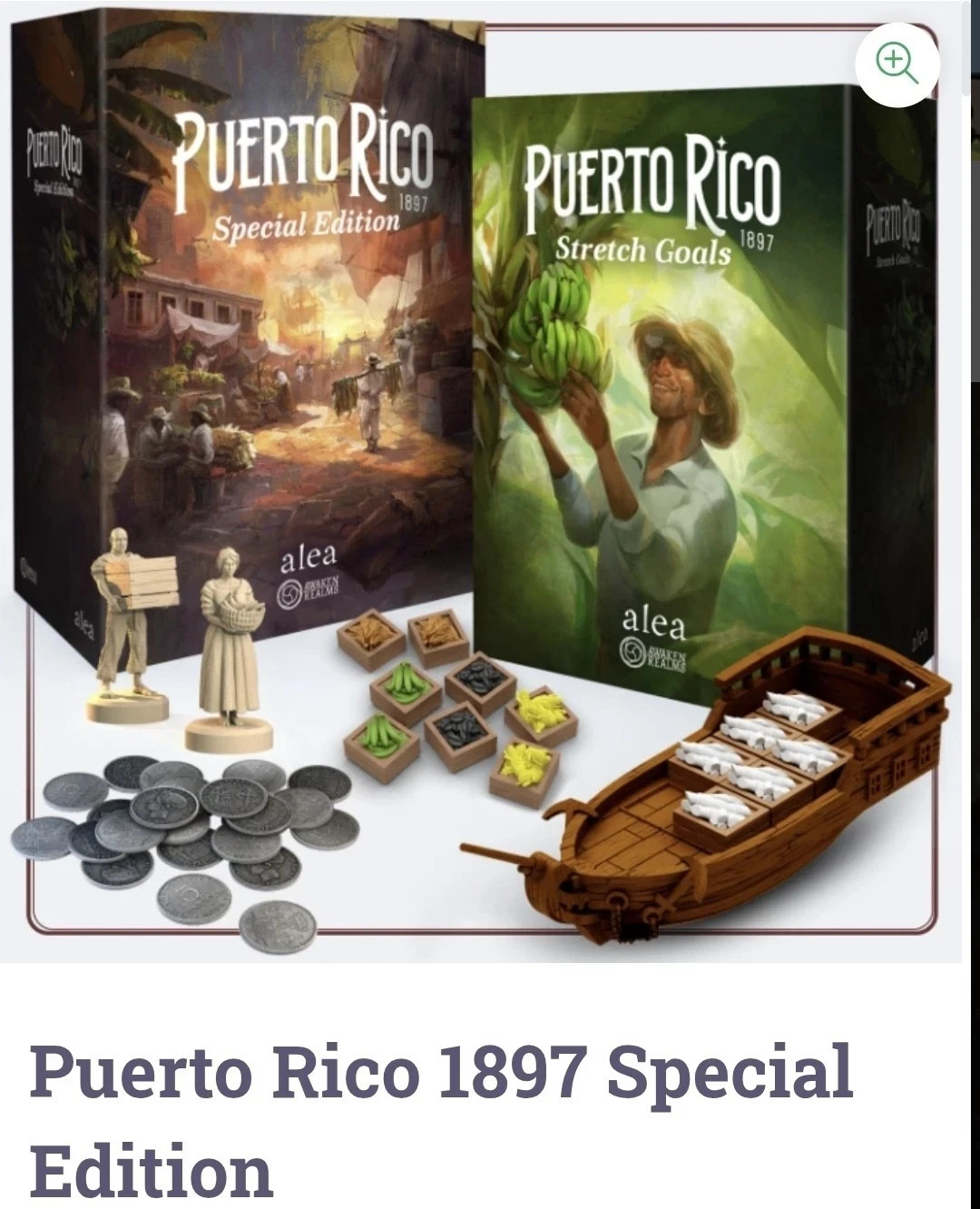 Puerto Rico 1897 Special Edition – Kickerstarter – NEW IN SHRINK – FREE SHIPPING