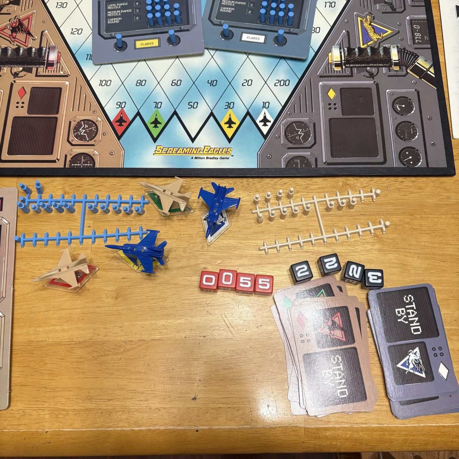 Vintage Milton Bradley Board Game Screaming Eagles Air Assault Complete 1987